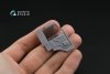 Quinta Studio QD43001 KAMAZ-43509 3D-Printed coloured Interior on decal paper (Zvezda) 1/43